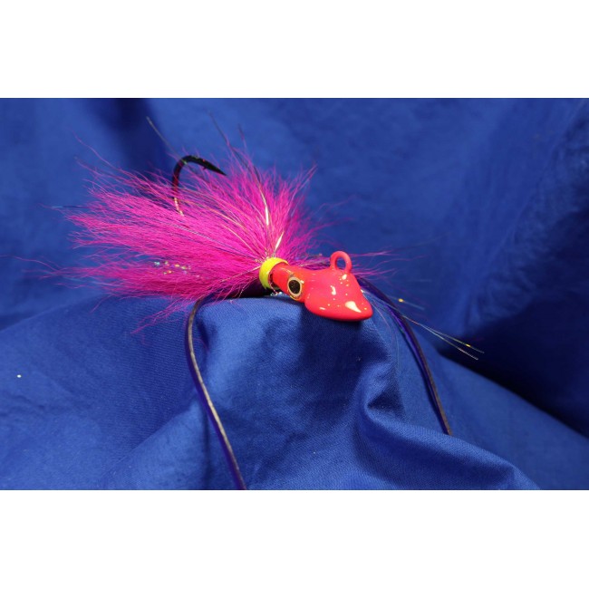 Pink Fishaholic Fishing Squid Bucktail